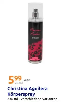 Action Christina Aguilera Körperspray Angebot
