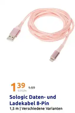 Action Sologic Daten- und Ladekabel 8-Pin Angebot