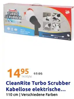 Action CleanRite Turbo Scrubber Kabellose elektrische Angebot