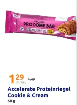 Action Accelerate Proteinriegel Cookie & Cream Angebot