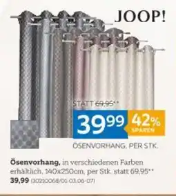 XXXLutz Ösenvorhang Angebot