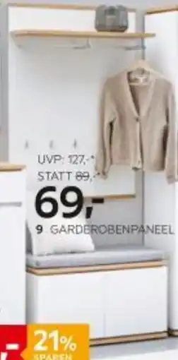XXXLutz Garderobenpaneel Angebot