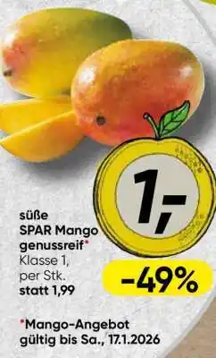 Spar süße SPAR Mango genussreif Angebot