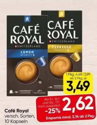 Spar Cafe Royal Angebot