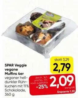 Spar SPAR Veggie Vegane Muffins 4er Angebot