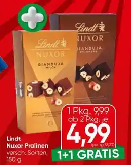 Spar Lindt Nuxor Pralinen Angebot