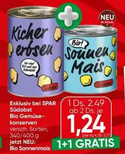 Spar Bio Sonnenmais Angebot