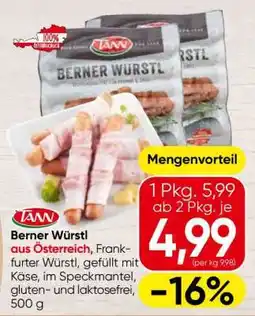 Spar Berner Würstl Angebot