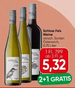 Spar Schloss Fels Weine Angebot