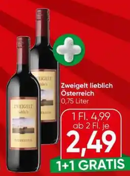 Eurospar Zweigelt lieblich Österreich Angebot