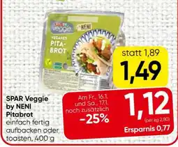 Eurospar SPAR Veggie by NENI Pitabrot Angebot