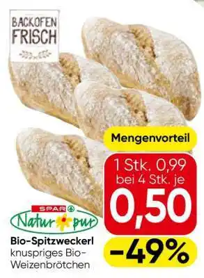 Eurospar Bio-Spitzweckerl Angebot
