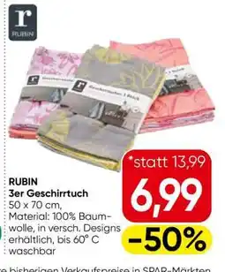 Eurospar RUBIN 3er Geschirrtuch Angebot