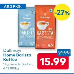 T&G Dallmayr Home Barista Kaffee Angebot