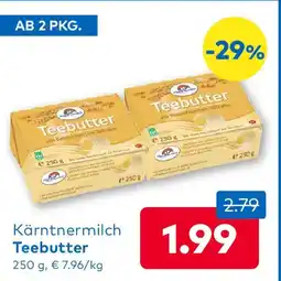 T&G Salzburg Milch Premium Teebutter Angebot