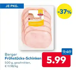T&G Berger Frühstücks-Schinken Angebot