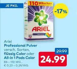T&G Ariel Professional Pulver versch. Sorten, flüssig Color oder All-in1 Pods Color T&G Angebot