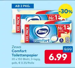 T&G Zewa Comfort Toilettenpapier Angebot