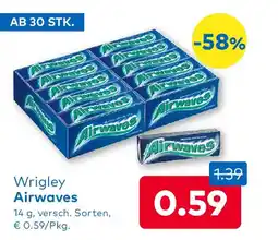 T&G Wrigley Airwaves Angebot