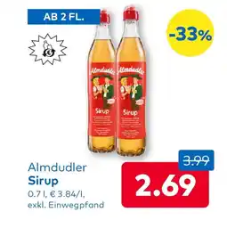 T&G Almdudler Sirup Angebot