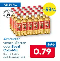 T&G Almdudler versch. Sorten oder Spezi Cola-Mix T&G Angebot