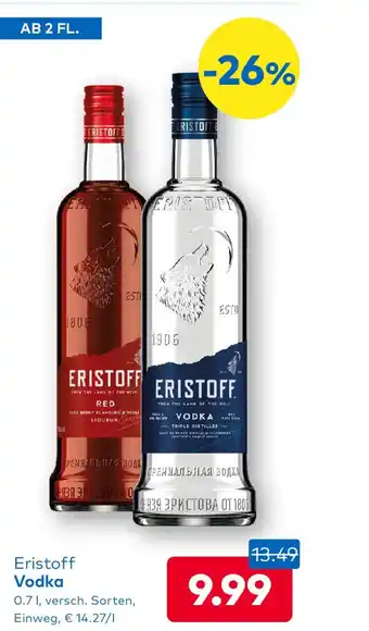 Eristoff Vodka
