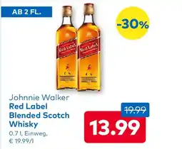 T&G Johnnie Walker Red Label Blended Scotch Whisky Angebot