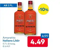 T&G Amaretto Italiano Likör Angebot