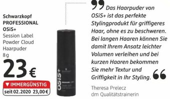 dm Schwarzkopf Professional OSis+ Angebot