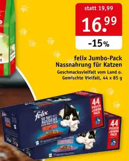 Der Grissemann felix Jumbo-Pack Nassnahrung für Katzen Angebot