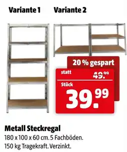 Der Grissemann Metall Steckregal Angebot