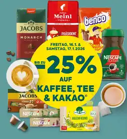 Billa -25% Auf Kaffee, Tee & Kakao Angebot