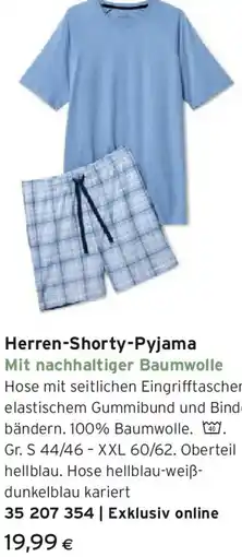 Tchibo Eduscho Herren-Shorty-Pyjama Angebot