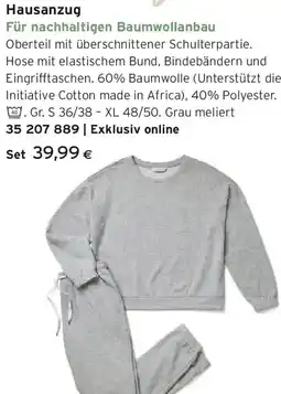 Tchibo Eduscho Hausanzug Angebot