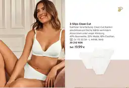 Tchibo Eduscho 3 Slips Clean Cut Angebot