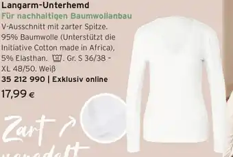 Tchibo Eduscho Langarm-Unterhemd Angebot