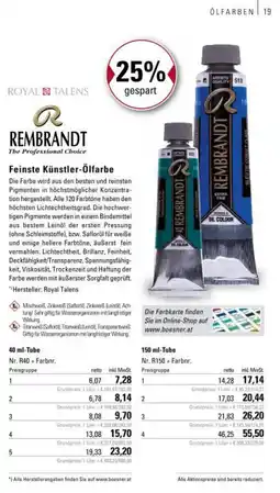boesner Rembrandt Angebot