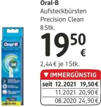 dm Oral-B Aufsteckbürsten Precision Clean Angebot