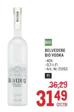 Metro Belvedere BIO Vodka Angebot