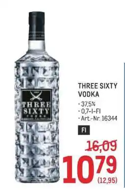 Metro Three Sixty Vodka Angebot