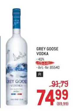 Metro Grey Goose Vodka Angebot