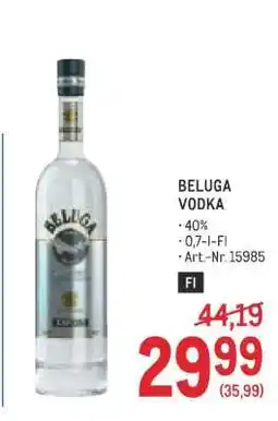 Metro Beluga Vodka Angebot