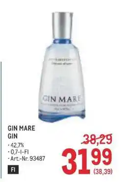 Metro GIN MARE GIN Angebot