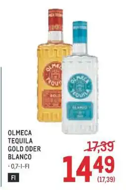 Metro Olmeca Tequila Gold oder Blanco Angebot