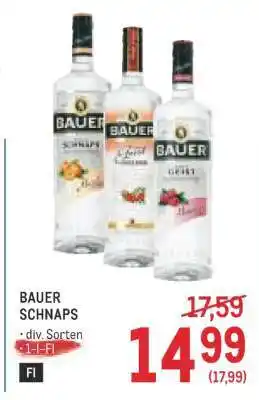 Metro Bauer Schnaps Angebot