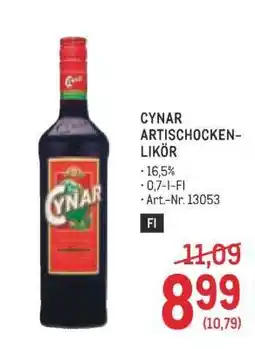 Metro Cynar Artischocken- likör Angebot