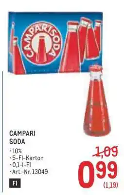Metro Campari Soda Angebot