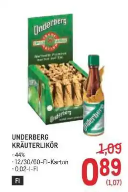 Metro Underberg Kräuterlikör Angebot