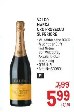 Metro VALDO MARCA ORO PROSECCO SUPERIORE Angebot