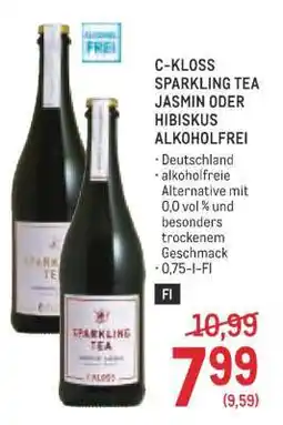 Metro C-KLOSS SPARKLING TEA JASMIN ODER HIBISKUS ALKOHOLFREI Angebot